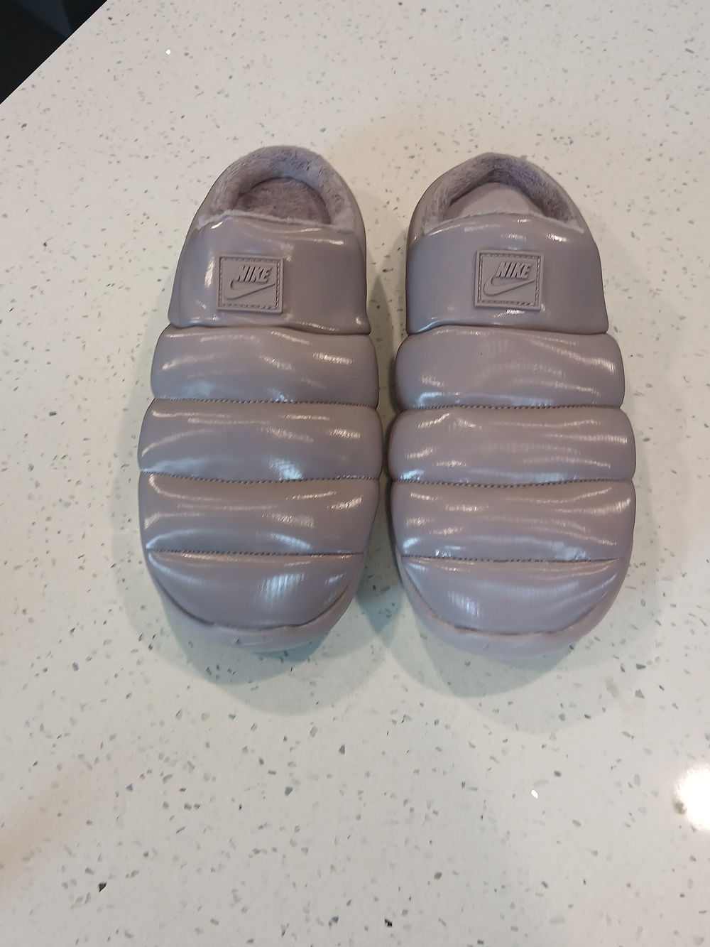 Nike Burrow SE "Light Violet Ore" Puffer Slipper/Clog Women SZ 11